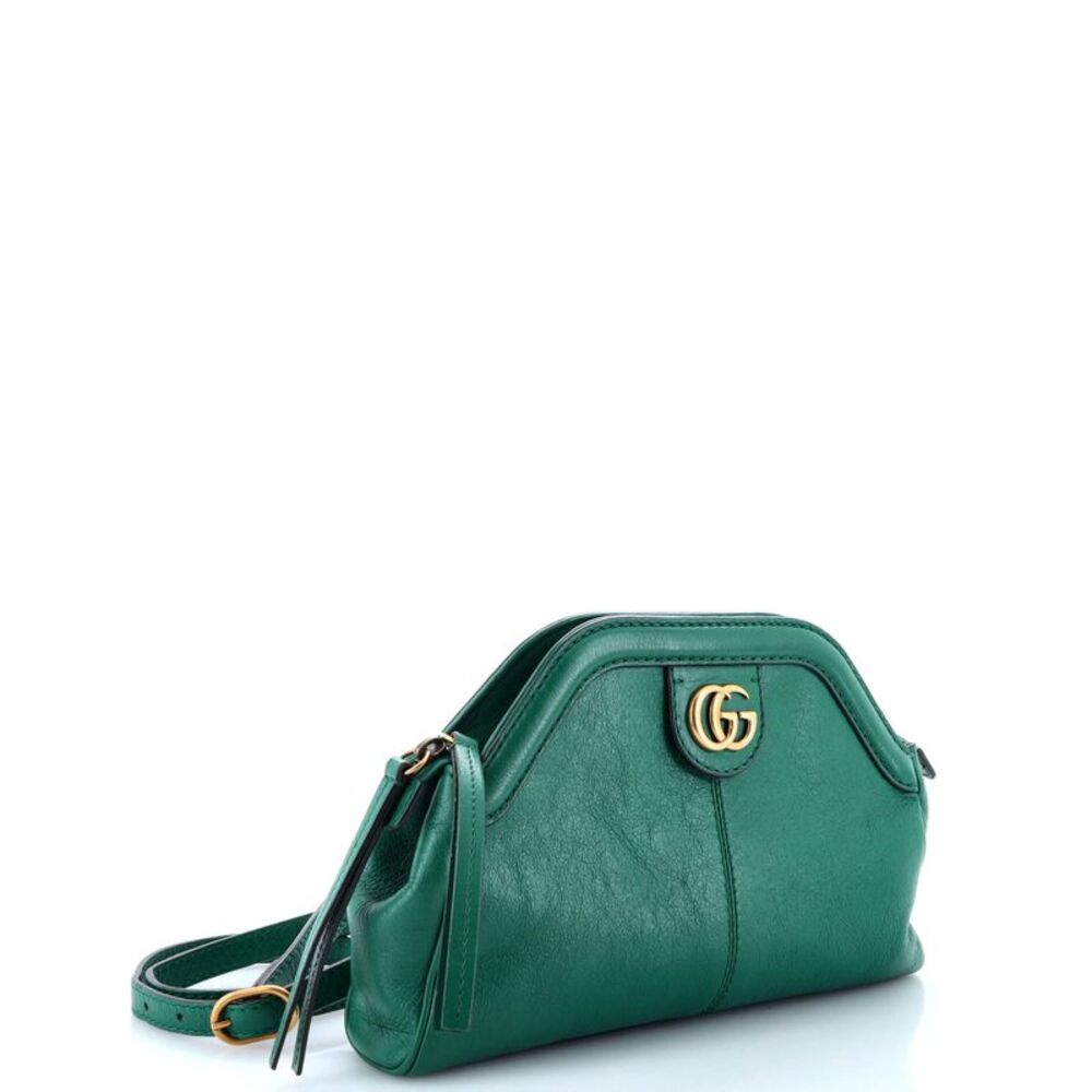 Gucci RE(BELLE) Shoulder Bag Leather Small Green - Picture 2 of 8